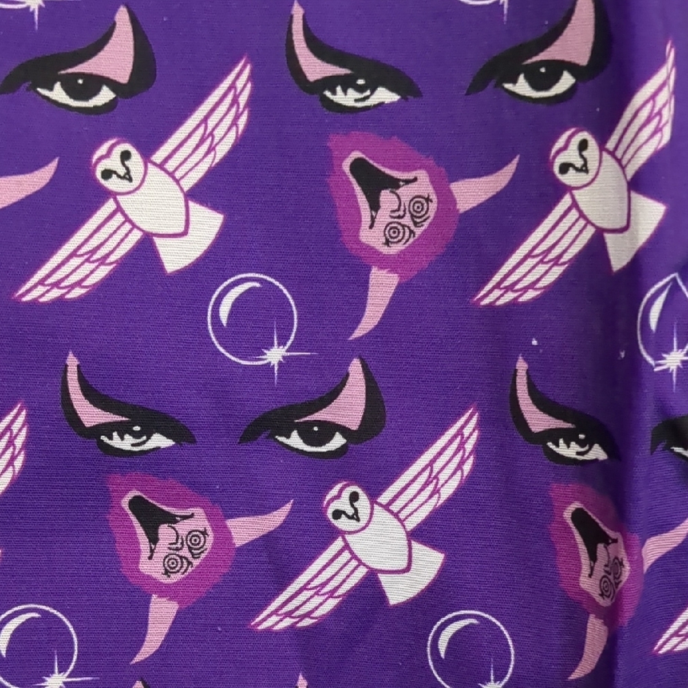 NWT Labyrinth Short Sleeve Purple Shirt -sz M - Picture 3 of 8